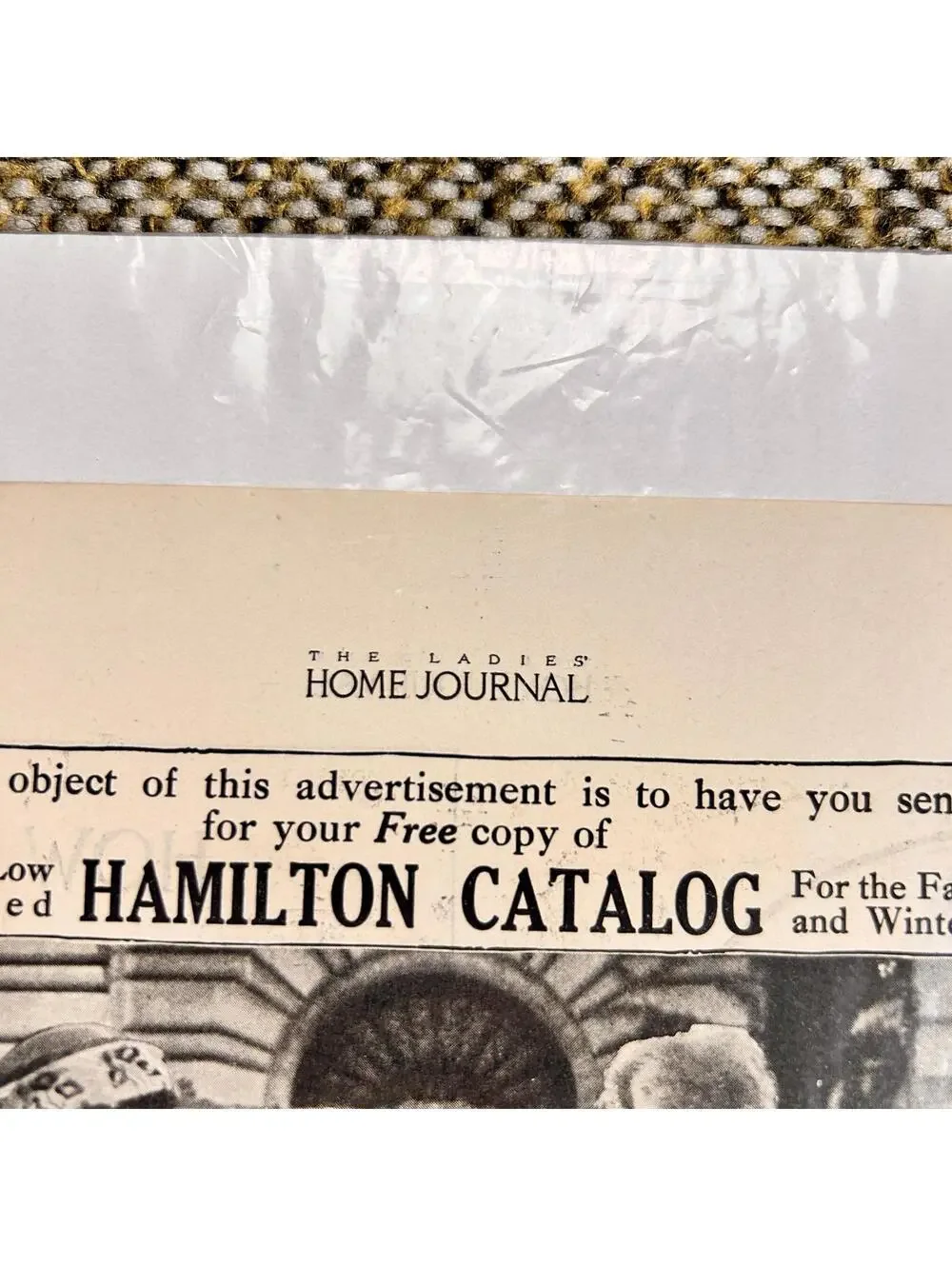 Ladies Home Journal Vintage Ads 1919 1920 Tweedie Hamilton Fashion Ephemera Good